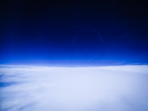 sea of cloud in to the blue